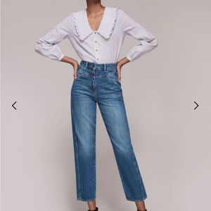 Whistles AUTHENTIC SEAM DETAIL JEAN size 27